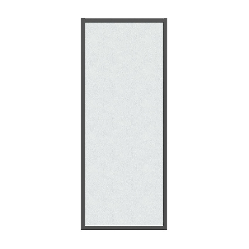 Душевая стенка Grossman Style 100 200.K33.05.100.21.02 профиль Черный матовый стекло шиншилла