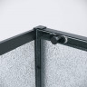 Душевая стенка Grossman Style 100 200.K33.05.100.21.02 профиль Черный матовый стекло шиншилла