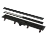 Душевой лоток Alcaplast APZ19BLACK-550 с решеткой цвет Черный матовый / под плитку