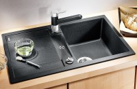 Кухонная мойка Blanco Metra 45 S 513035 Антрацит искусственный камень (литьевой мрамор) встраиваемый