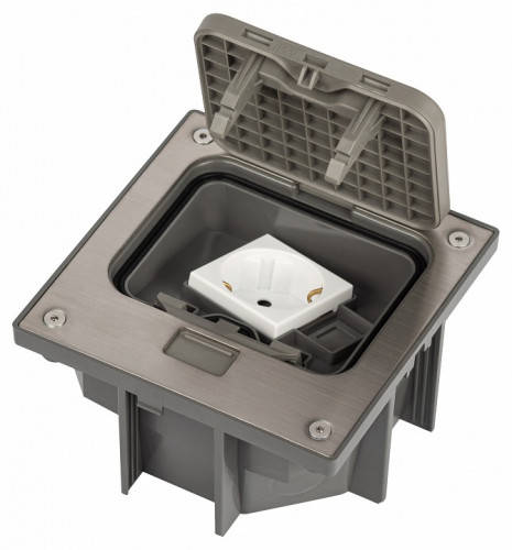 Блок для розеток встраиваемый Эра ЭРА Люки 18-6001-03