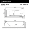 Акриловая ванна Whitecross Wave 170x70 0101.170070.100.SOFT.WH с гидромассажем