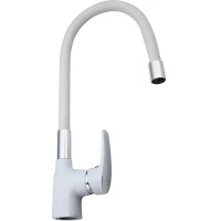 Смеситель для кухни Frap F4453-03 Белый латунь