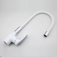 Смеситель для кухни Frap F4453-03 Белый латунь