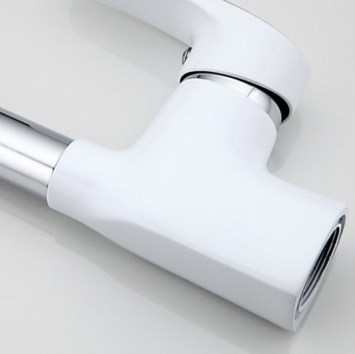 Смеситель для кухни Frap F4453-03 Белый латунь