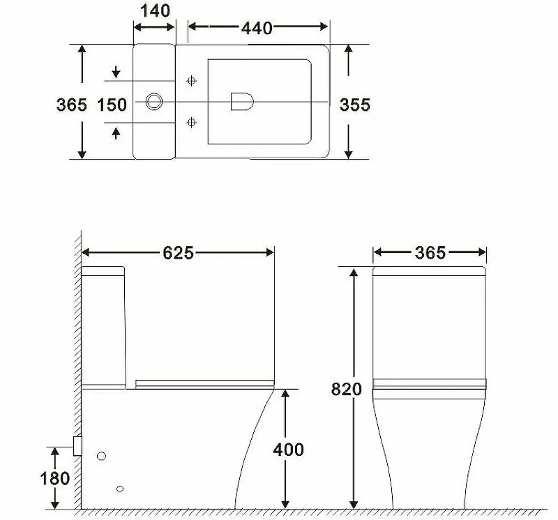 Унитаз компакт BelBagno Marmi BB052CPR без бачка и сиденья фаянс напольный