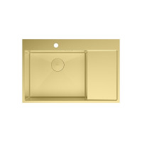 Кухонная мойка Lemark Kezadra 780L 9938150 цвет Светлое золото