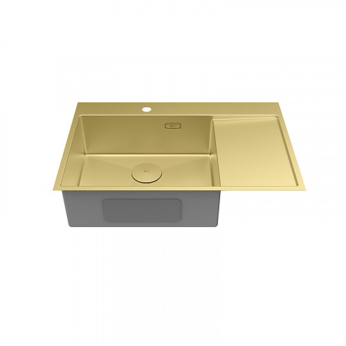 Кухонная мойка Lemark Kezadra 780L 9938150 цвет Светлое золото