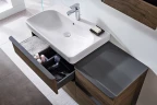 Тумба под раковину Geberit Smyle Square 75 500.353.JR.1 Пекан МДФ / ЛДСП