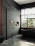 Душевая перегородка Maybah Glass MGD-731-5ш 790x1950 в широком профиле Хром матовый стекло сатиновое