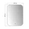 Зеркало Maretti Florenza 60 FL146080P69EL с подсветкой с бесконтактным выключателем