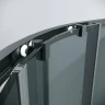 Душевой уголок Grossman Cosmo 90х90 301.K33.02.9090.21.10 профиль Черный матовый стекло тонированное