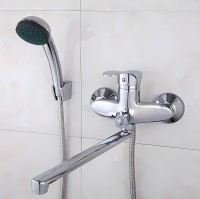 Смеситель для ванны Frap H220 F22001 универсальный Хром латунь на стену
