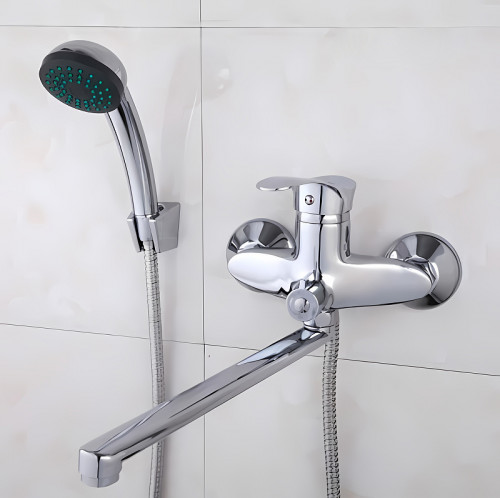 Смеситель для ванны Frap H220 F22001 универсальный Хром латунь на стену