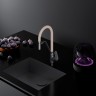 Смеситель для кухни AM.PM Like F8007826 Черный матовый Бежевый латунь