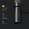 Смеситель для кухни AM.PM Like F8007826 Черный матовый Бежевый латунь