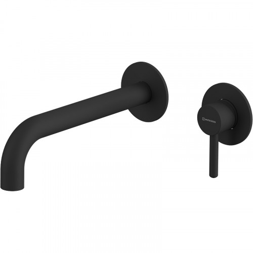 Смеситель для раковины Whitecross Y black Y1215BL Черный матовый латунь встраиваемый