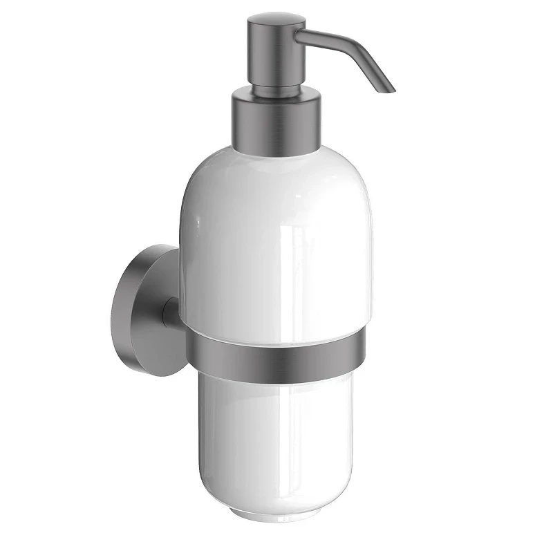 Дозатор для жидкого мыла Aquatek Бетта AQ4605BGM цвет Оружейная сталь