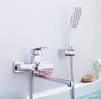 Смеситель для ванны Gappo G50 G2250-8 универсальный Хром латунь на стену
