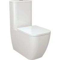 Унитаз компакт Allen Brau Infinity 4.21001.20 Белый без бачка и сиденья фаянс напольный