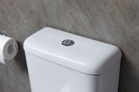 Унитаз компакт Allen Brau Infinity 4.21001.20 Белый без бачка и сиденья фаянс напольный