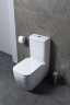 Унитаз компакт Allen Brau Infinity 4.21001.20 Белый без бачка и сиденья фаянс напольный