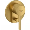 Душевая система Kludi Bozz 38736N076 Золото брашированное латунь встраиваемый
