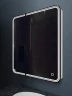 Зеркальный шкаф Art&Max Verona AM-Ver-800-800-2D-R-DS-F с подсветкой с сенсорным выключателем Белый МДФ / ЛДСП, стекло