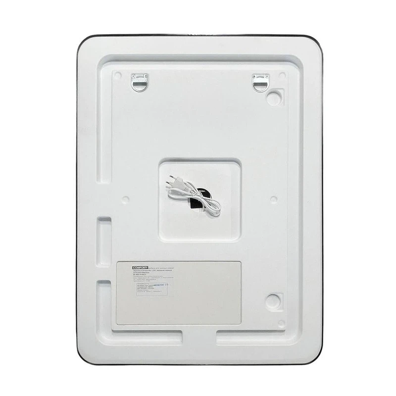 Зеркало Comforty Ситара 60 00-00017861 с подсветкой цвет Черный с бесконтактным выключателем и подогревом