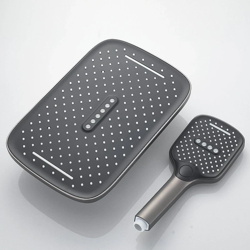 Душевая система Shevanik S4136T цвет Оружейная сталь