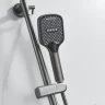 Душевая система Shevanik S4136T цвет Оружейная сталь