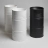 Раковина Kerasan Artwork Barrel 45 474331 Черная матовая фарфор напольный