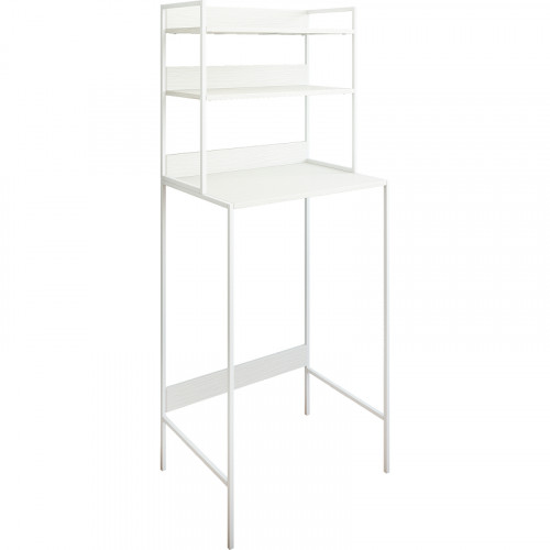 Стеллаж Sanflor 64 82613187 над стиральной машиной Белый муар МДФ / ЛДСП