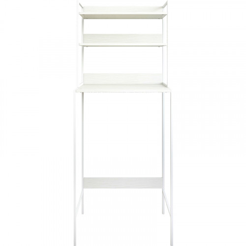 Стеллаж Sanflor 64 82613187 над стиральной машиной Белый муар МДФ / ЛДСП