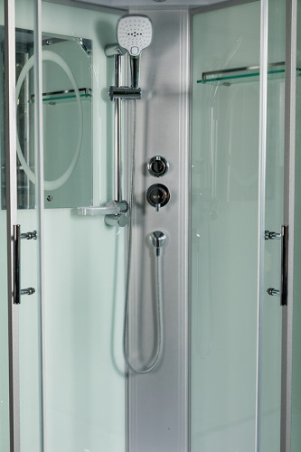 Душевая кабина WeltWasser WW500 Halle 902 90x90 10000003242 профиль Хром стекло прозрачное