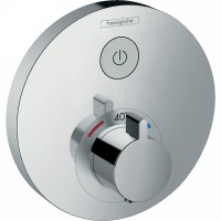Смеситель для душа Hansgrohe ShowerSelect S 15744000 с термостатом Хром латунь встраиваемый