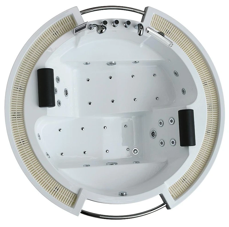 Акриловая ванна Gemy Gemy 210x210 G9060 O С гидромассажем