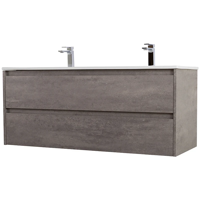 Тумба под раковину BelBagno Kraft 120 KRAFT-1200-2C-SO-2-CG подвесная Cemento Grigio МДФ / ЛДСП