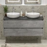 Тумба под раковину BelBagno Kraft 120 KRAFT-1200-2C-SO-2-CG подвесная Cemento Grigio МДФ / ЛДСП