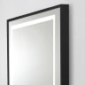 Зеркало BelBagno Kraft 100 SPC-KRAFT-1000-800-LED-TCH-WARM-NERO с подсветкой Черное с сенсорным выключателем и подогревом стекло
