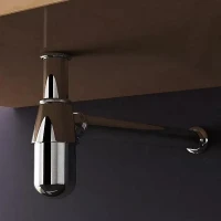 Сифон для раковины CeramaLux C056 цвет Хром