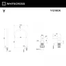 Смеситель для раковины Whitecross Y chrome Y1218CR цвет Хром