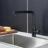 Смеситель для кухни Frap F6096-6 цвет Черный матовый