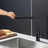 Смеситель для кухни Frap F6096-6 цвет Черный матовый