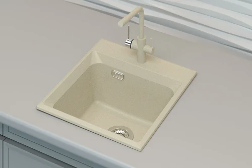 Кухонная мойка Point Мисти 46 PN3011BG Cветло-бежевая