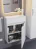 Тумба с раковиной Uperwood Modul 50 393020544 подвесная цвет Белый матовый