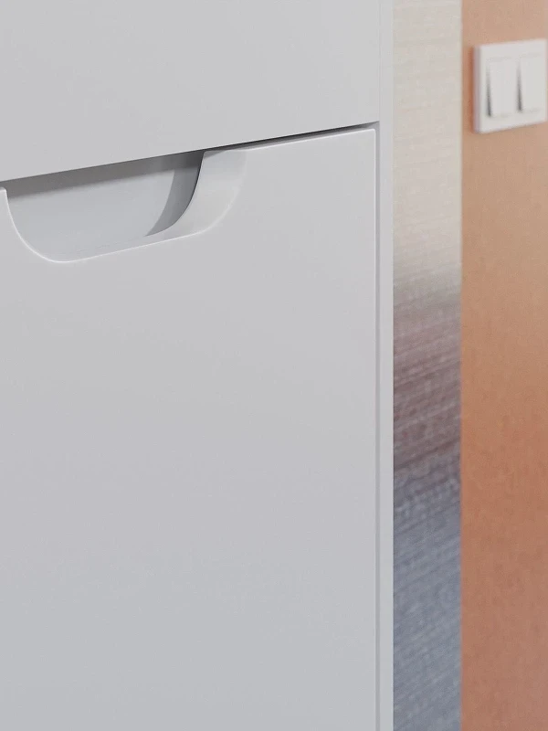 Тумба с раковиной Uperwood Modul 50 393020544 подвесная цвет Белый матовый