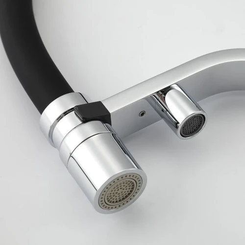 Смеситель для кухни Gappo G4395-60 цвет Черный Хром