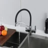 Смеситель для кухни Gappo G4395-60 цвет Черный Хром
