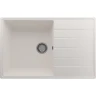Кухонная мойка Ulgran Quartz Prima 780-01 Жасмин искусственный камень (литьевой мрамор) встраиваемый